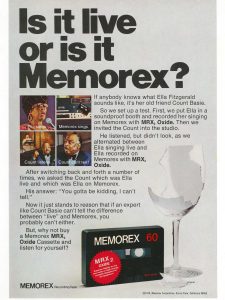 Ella Fitzgerald's Memorex ad from 1974.